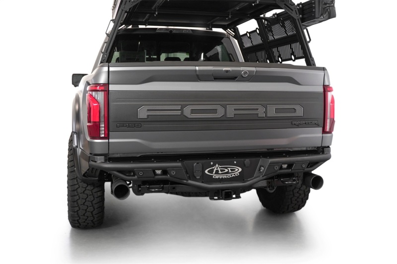 Ford F-150 Raptor Bumper - Rear - Addictive Desert Designs - Race Series - Hammer Black - `21-`24